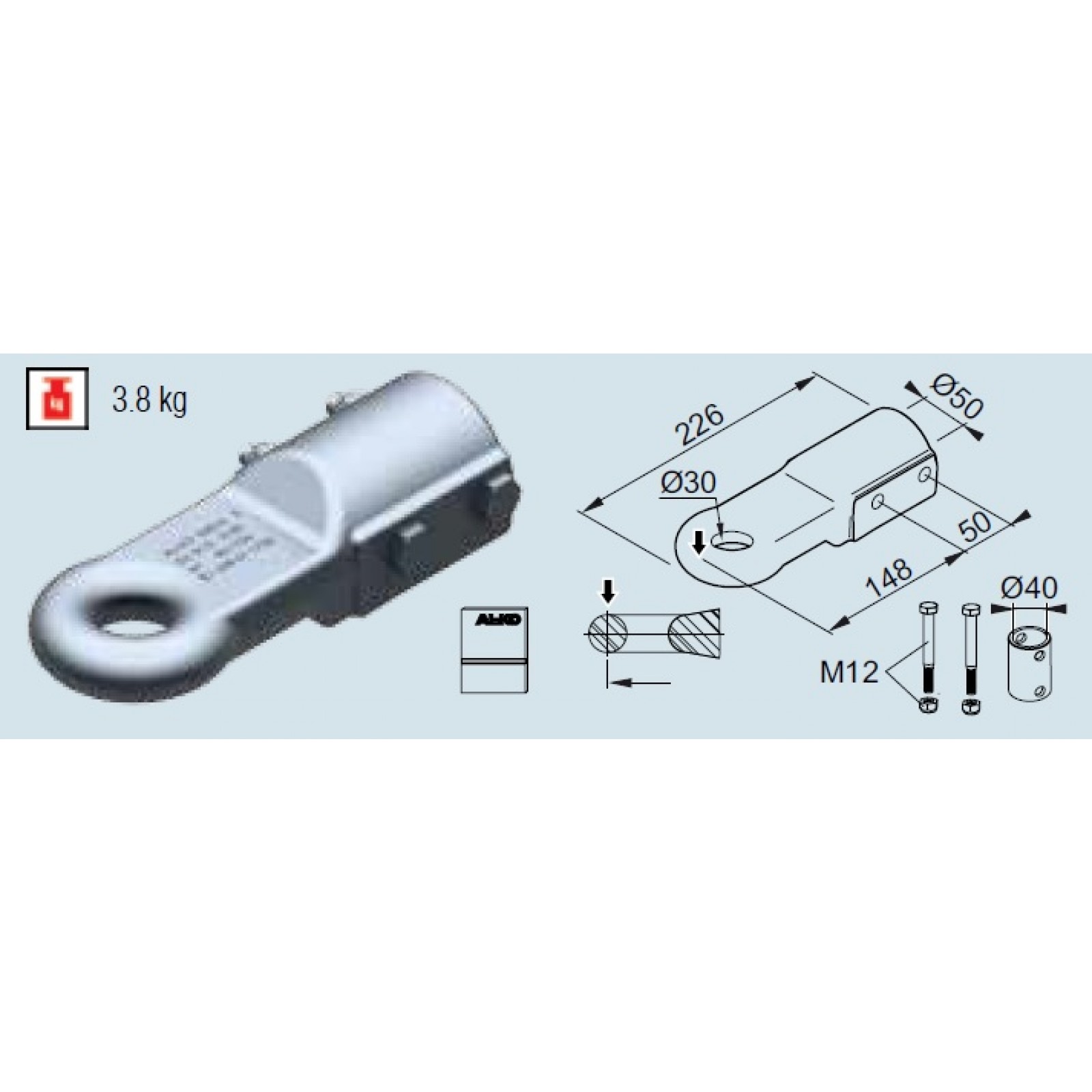 Ochet Al-Ko UK E30/A, compatibil 101VB
