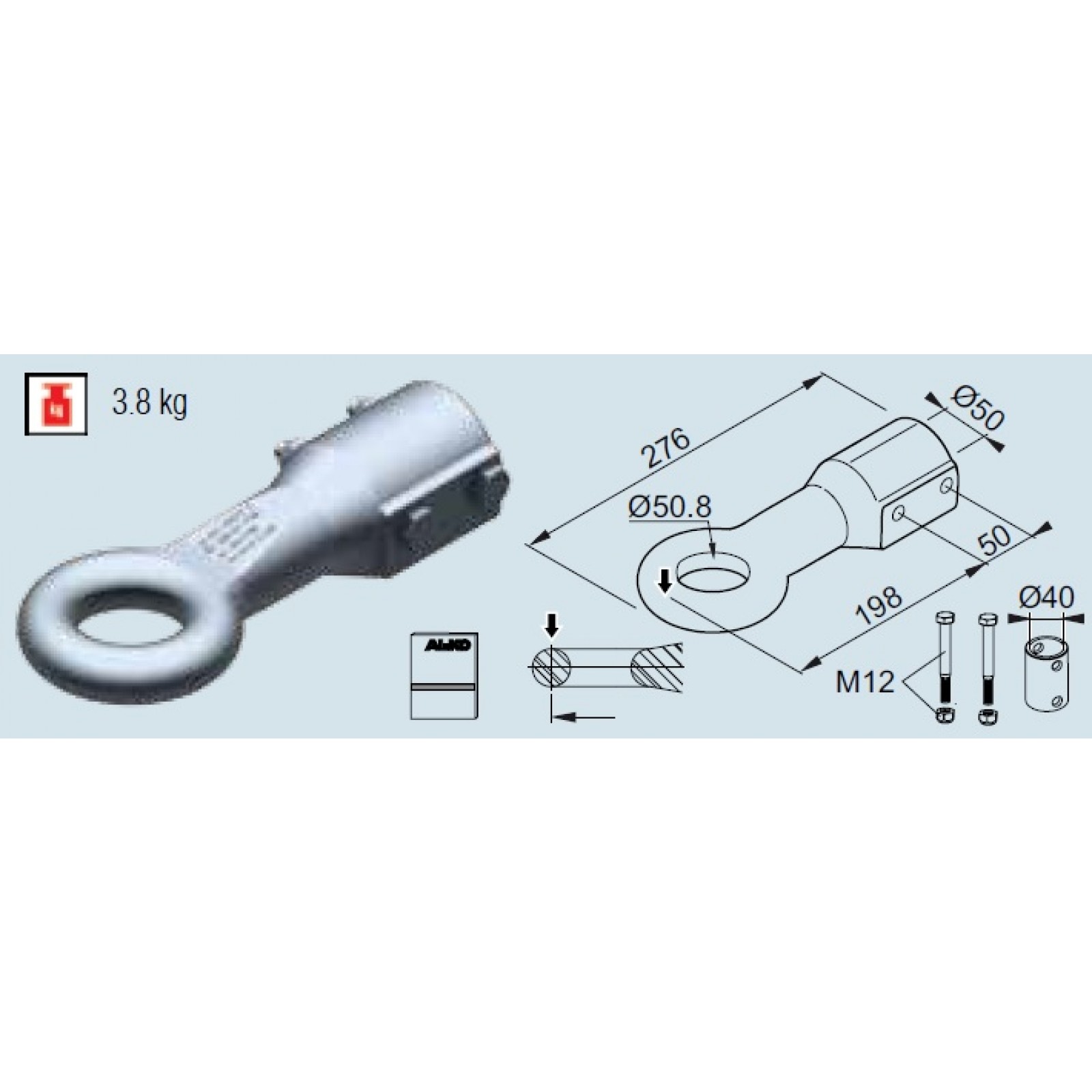 Ochet Al-Ko UK E50/A, compatibil 101VB