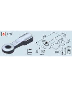 Ochet Al-Ko DIN D50/D40, compatibil 101VB
